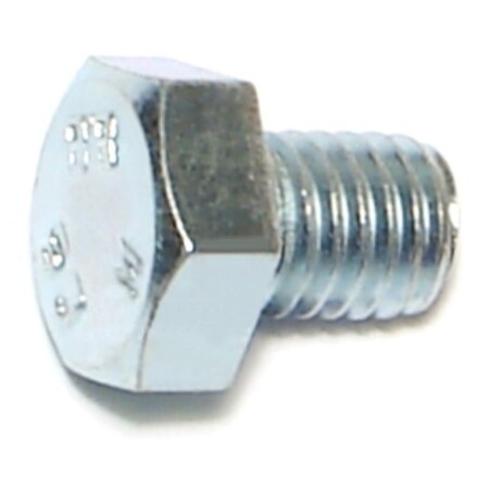 Midwest Fastener Class 8.8, M8-1.25 Hex Head Cap Screw, Zinc Plated Steel, 10 mm L, 25 PK 73281